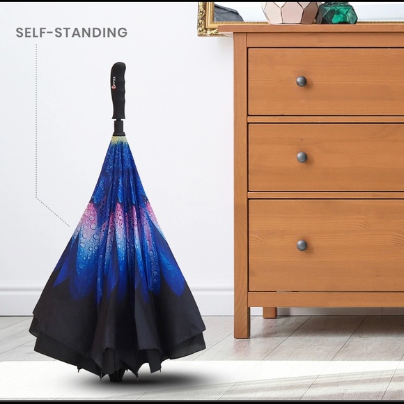 Repel Brand Reverse Folding Umbrella - Picture 2 of 4